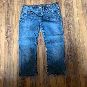 Silver Capris size 30